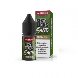 10ml Sixs Licks Truth Or Pear 20mg