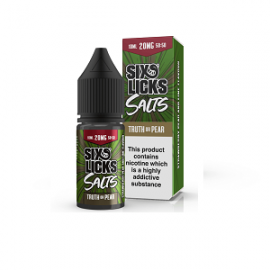 10ml Six Licks Salt - Truth Or Pear 20mg