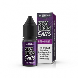 10ml Six Licks Salt - Bite The Bullet 20mg