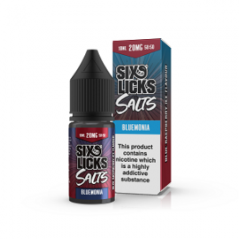 10ml Six Licks Salt - Bluemonia 20mg