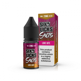 10ml Six Licks Salt - Love Bite 20mg