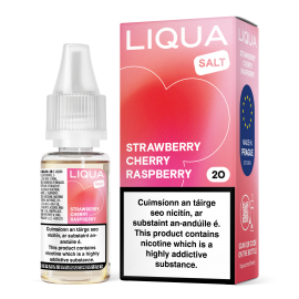 Liqua Salt 10ml Strawberry Cherry Raspberry 20mg/ml